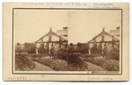 Residence of A. F. Hinchman, Esq., taken June 1st, 1874. 252 (front); View in A. E. Horton's Garden. 46 (back)