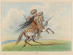 [Crow warrior on horseback]