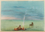 [George Catlin and his horse, Charley]