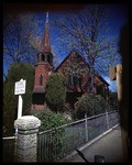 St. James Episcopal Church, red church in Sonoma