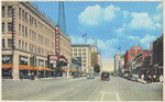 Hollywood Boulevard, looking East from Warner Bros. Theatre, Hollywood, California, T 183