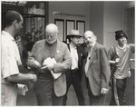 [Lawrence Ferlinghetti and Allan Ginsberg]