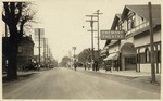 [Fremont Theatre and street scene, Menlo Park, 1917]