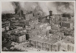 [View of fire south of Market St. from Nob Hill]