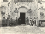 San Luis Rey fathers at door