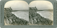 Coronado Hotel and breakwater at Coronado Beach, Calif., U. S. A., 16665