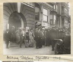 Striking telephone operators.