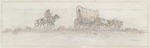 [Oxen-drawn covered wagon]