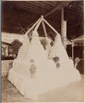 View of exhibit of Geo. W. McNear, Port Costa Mills, at Mechanic's Institute Fair, 1895