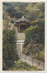 Shrine in Japanese Garden, Wattles' Gardens, Hollywood, Los Angeles, Calif.