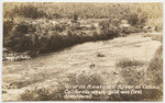 Veiw [sic] on American River at Coloma, California where gold was first discovered