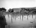 [Earthquake damage to Butchertown piers near Hunters Point]