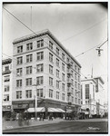 [8th Street at K Street, angle view looking northwest]