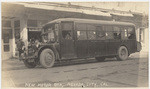 New motor bus, Nevada City, Cal.