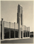 [Exterior full front view Howard Motor Company building, 4th and Western, Los Angeles]