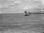 Scow schooner loaded with hay, Sacramento River, Cal., 12665