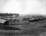 [Cottages. Unidentified refugee camp. Golden Gate Park?]