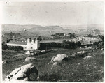 [Santa Barbara Mission, hillside view]