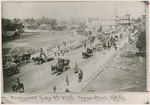 Procession July 4th 1885. From Clock Bldg.