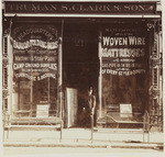 Truman S. Clark & Son, inventors and manufacturers of woven wire mattresses of every description, 21 New Montgomery Street, under Grand Hotel, San Francisco (2 views)