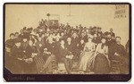 [Nehemiah Blackstock, his wife and daughter, part of group portrait]