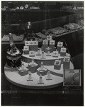 [Interior detail view jewelry display table Zales, Lakewood, Calif.]