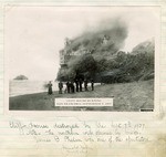 Cliff House burning, San Francisco.