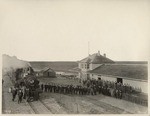 New Depot on Southern Pacific Railroad in Center of Sutter Basin