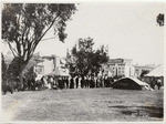 [Relief line. Hamilton Square refugee camp]