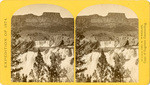 Shoshone Falls, Snake River, Idaho, looking through the timber, and showing the main fall, and upper or "Lace Falls," no. 49