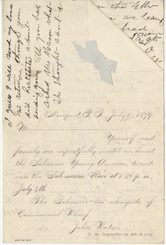 Letter from Louise M. Hollis to George F. Hollis