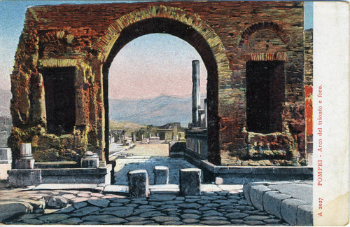 Postcard, Arco del trionfo e foro