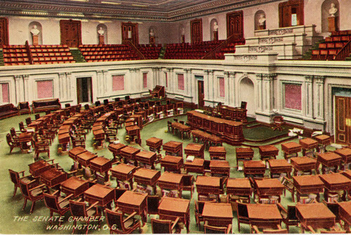 Postcard, The Senate Chamber, Washington, D.C