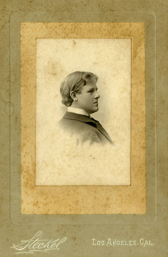 Photographic portrait, unidentified young man