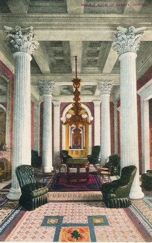 Postcard, Marble Room of Senate