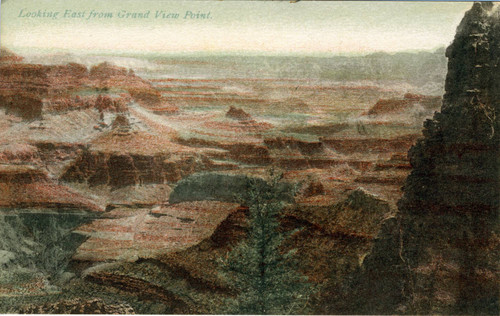 Postcard, Looking east from Grand View Point