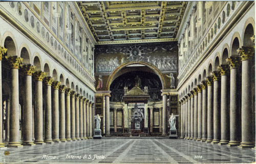 Postcard, Interno di S. Paolo