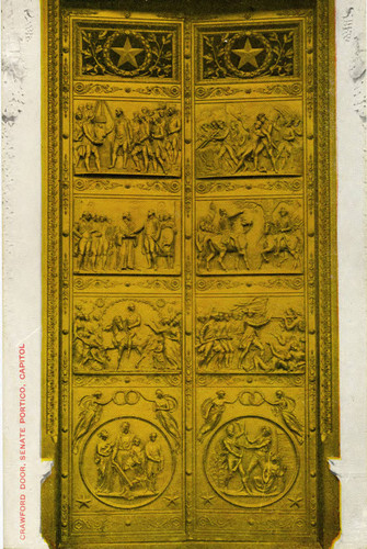 Postcard, Crawford Door, Senate Protico, Capitol