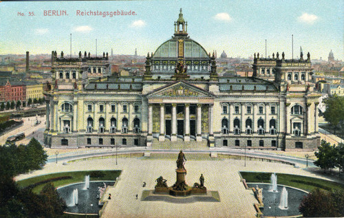 Postcard, Reichstagsgebäude