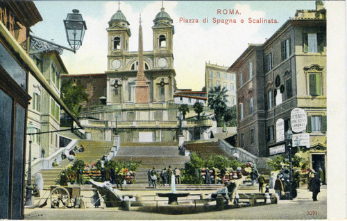 Postcard, Piazza di Spagna e Scalinata