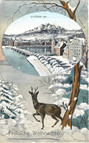 Postcard, Frohliche Weihnachten!