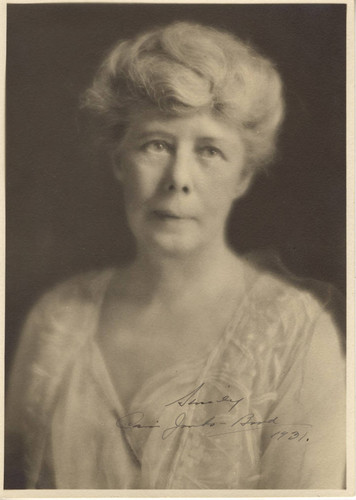 Autographed publicity headshot of composer Carrie Jacobs-Bond