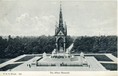 Postcard, The Albert Memorial