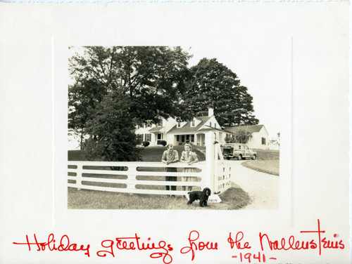 Autographed portrait of Alfred Wallenstein and his wife, Virginia