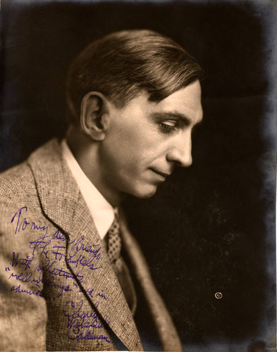 Autographed publicity portrait of composer Charles Wakefield Cadman