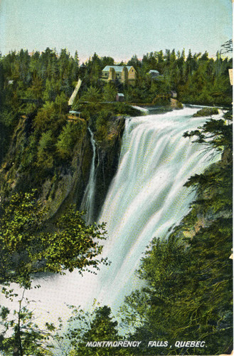 Postcard, Montmorency Falls, Québec