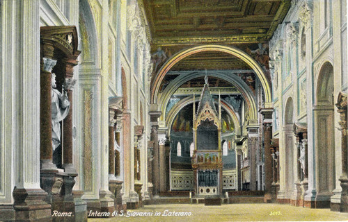 Postcard, Interno di S. Giovanni in Laterano