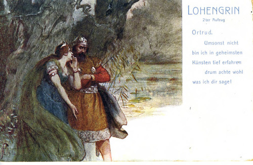 Postcard, Scene from Lohengrin