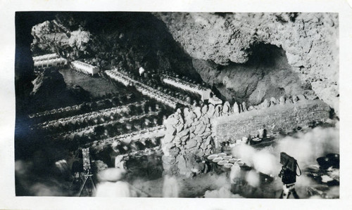 Dining in archaeological site