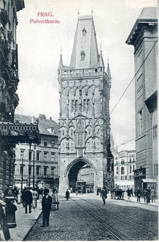 Postcard, Pulverthurm (Powder Tower)